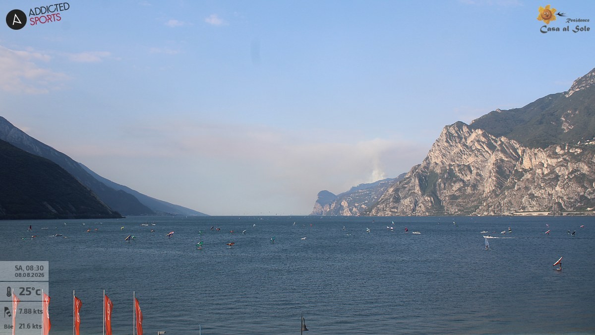 Archived image Webcam Lake Garda: Torbole