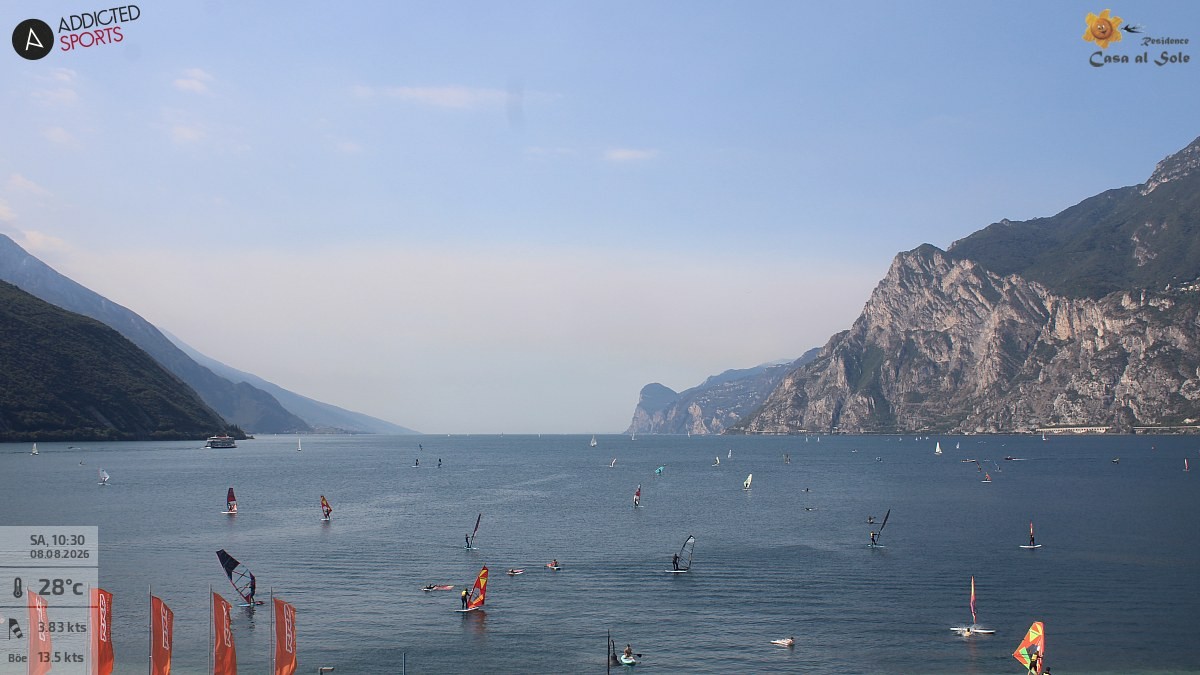 Archiv Foto Webcam Gardasee - Torbole