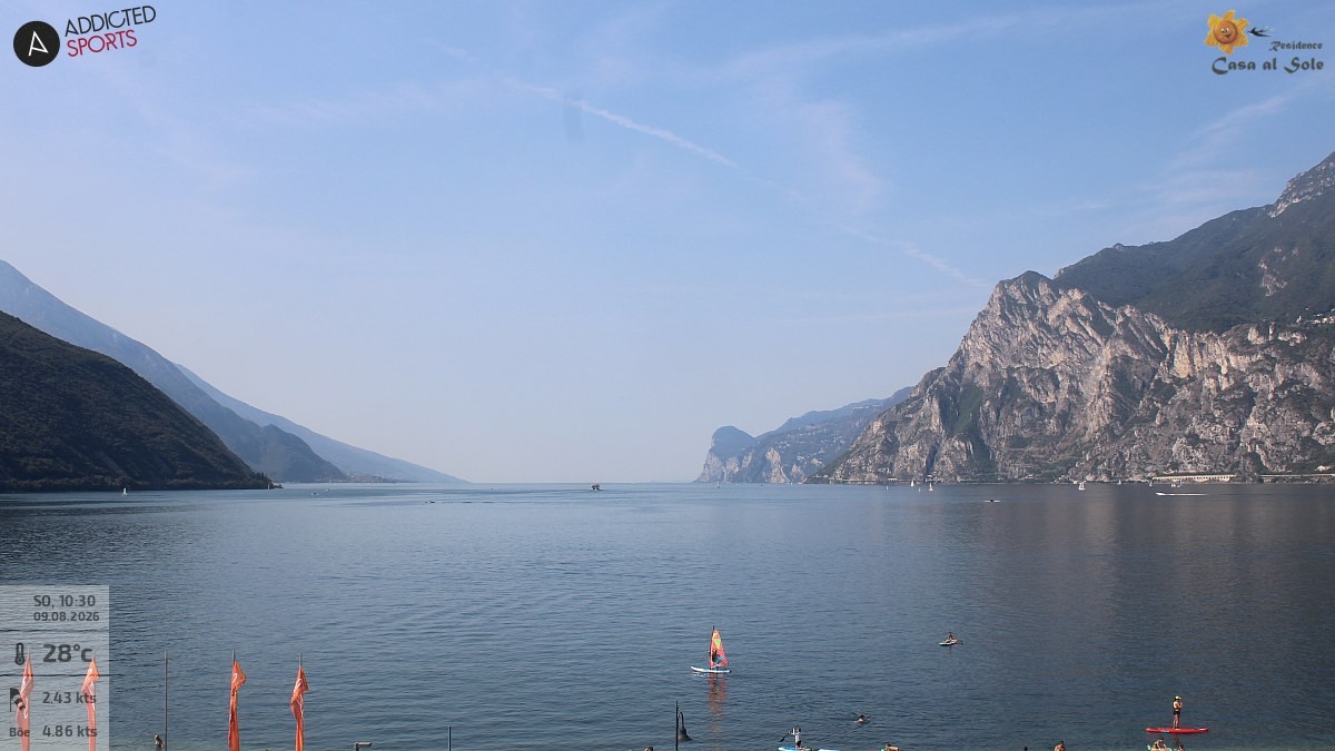 Archiv Foto Webcam Gardasee - Torbole