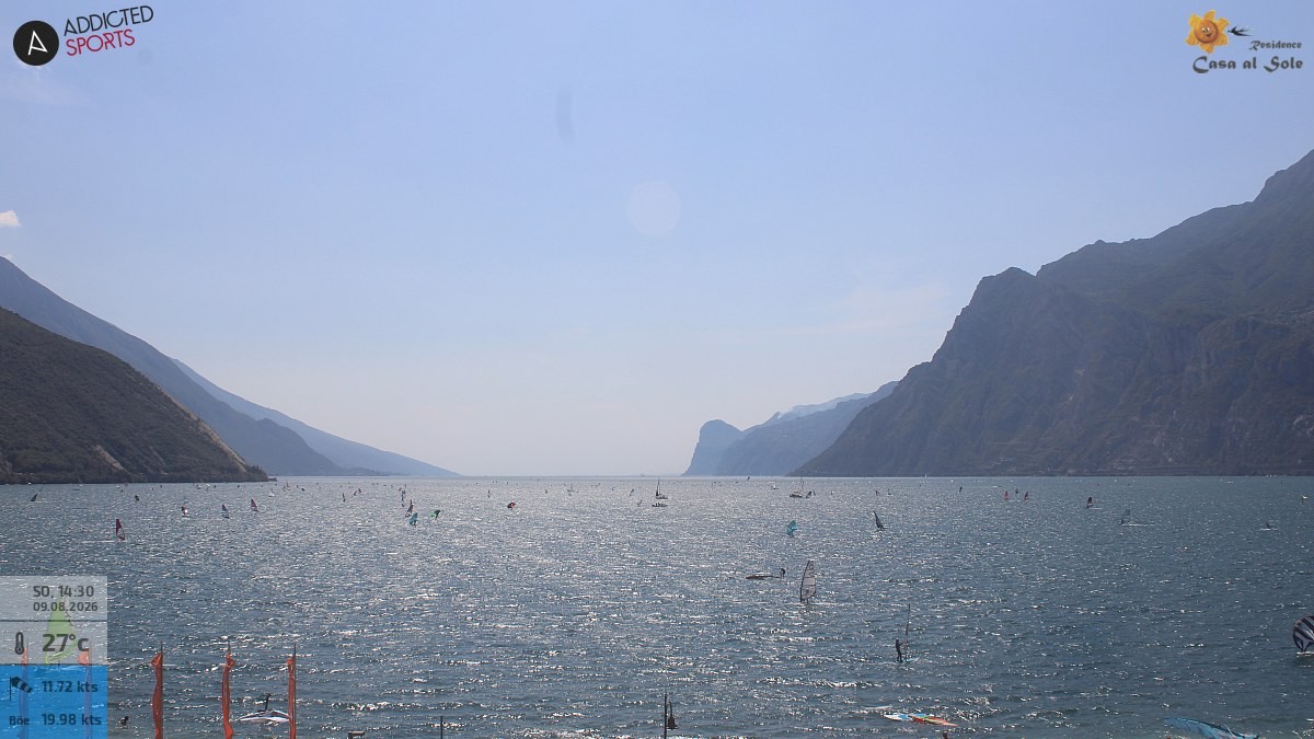 Archiv Foto Webcam Gardasee - Torbole