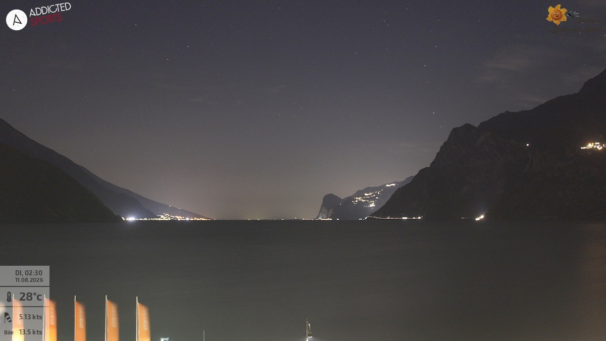 Archived image Webcam Lake Garda: Torbole
