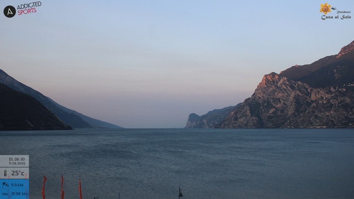 Archived image Webcam Lake Garda: Torbole
