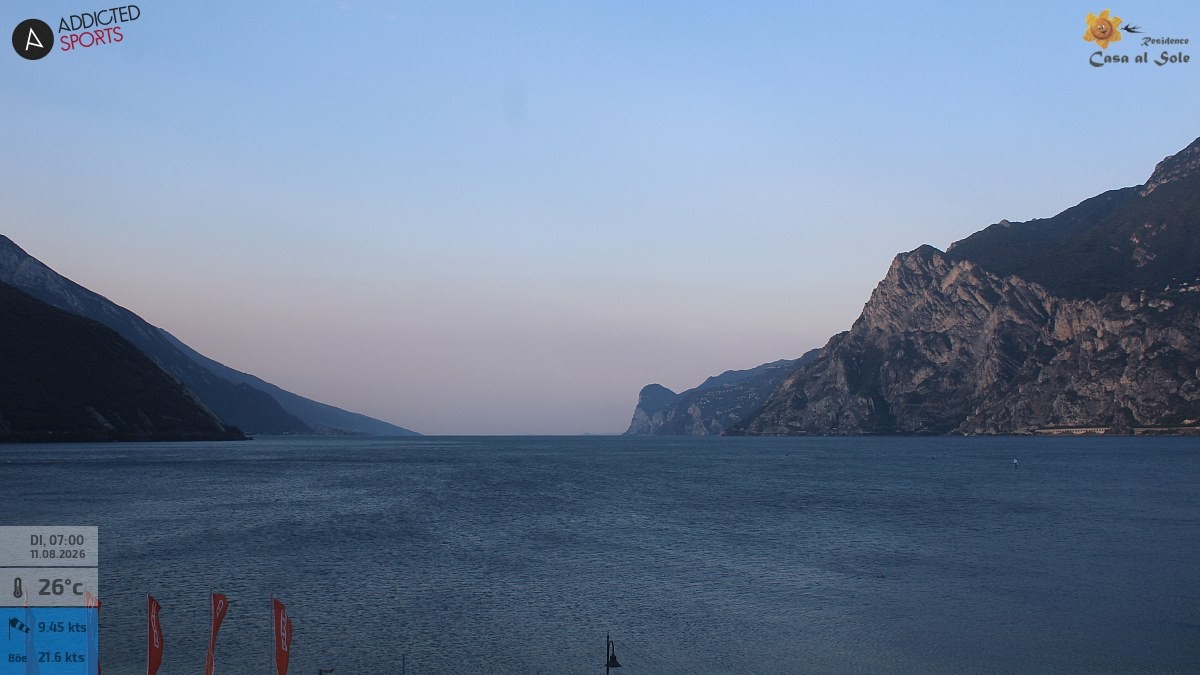 Archived image Webcam Lake Garda: Torbole