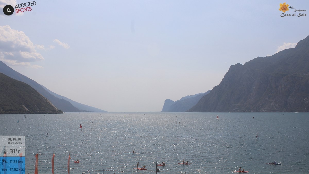 Archived image Webcam Lake Garda: Torbole