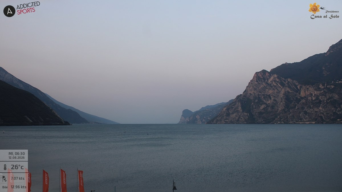 Archived image Webcam Lake Garda: Torbole