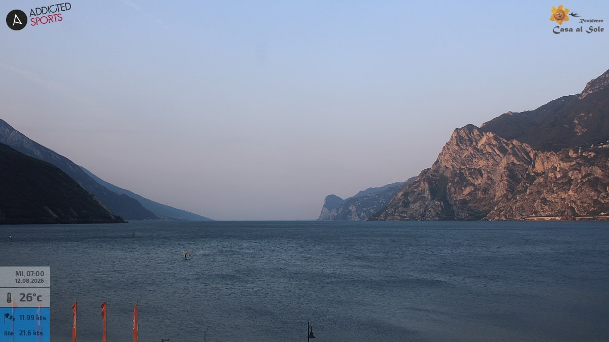 Archived image Webcam Lake Garda: Torbole