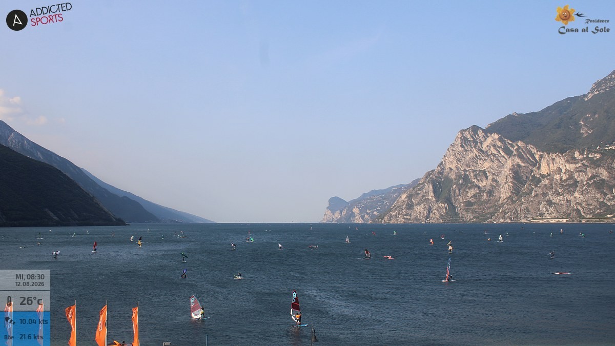 Archived image Webcam Lake Garda: Torbole