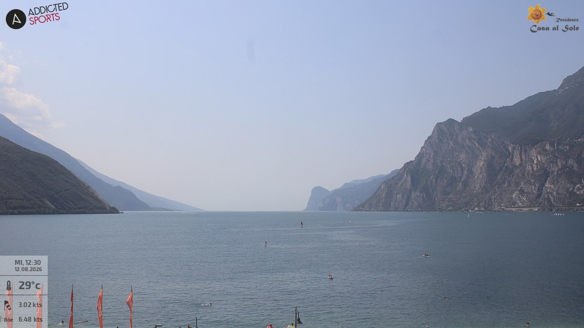 Archived image Webcam Lake Garda: Torbole