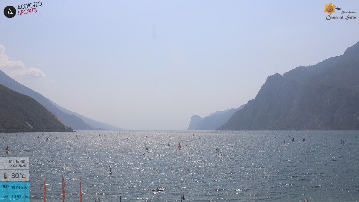 Archived image Webcam Lake Garda: Torbole