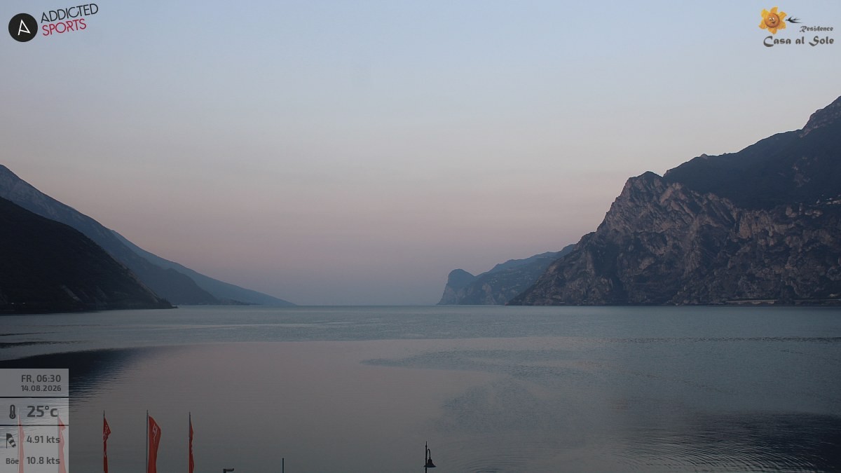 Archived image Webcam Lake Garda: Torbole