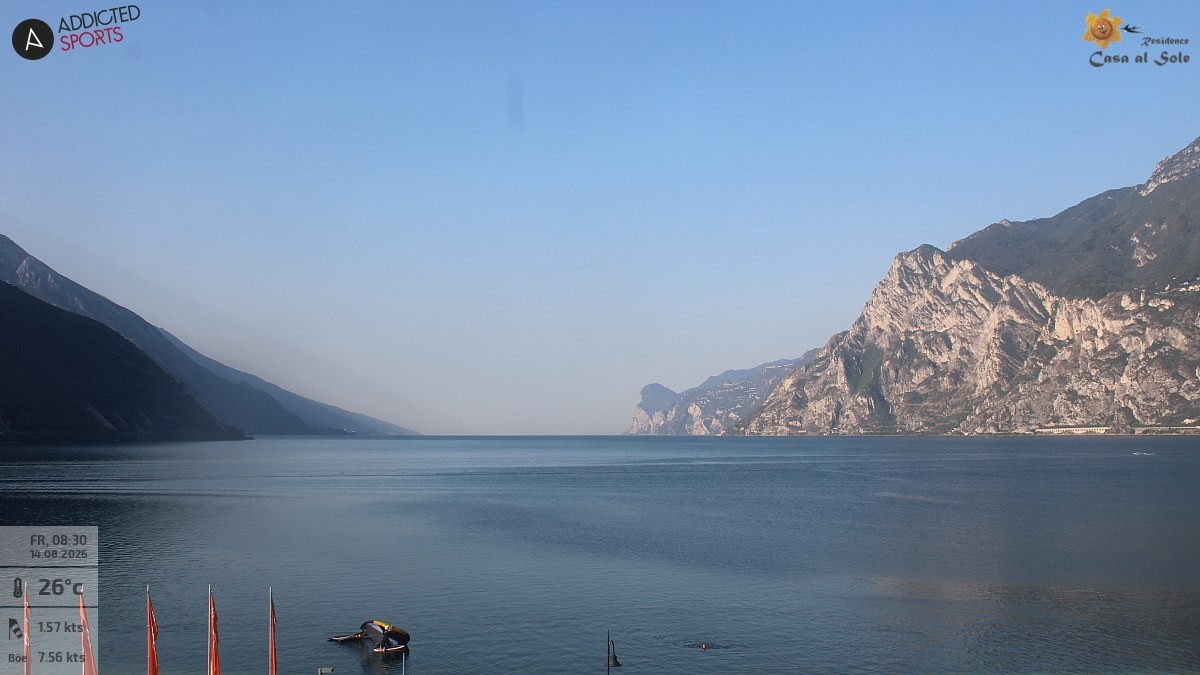 Archived image Webcam Lake Garda: Torbole