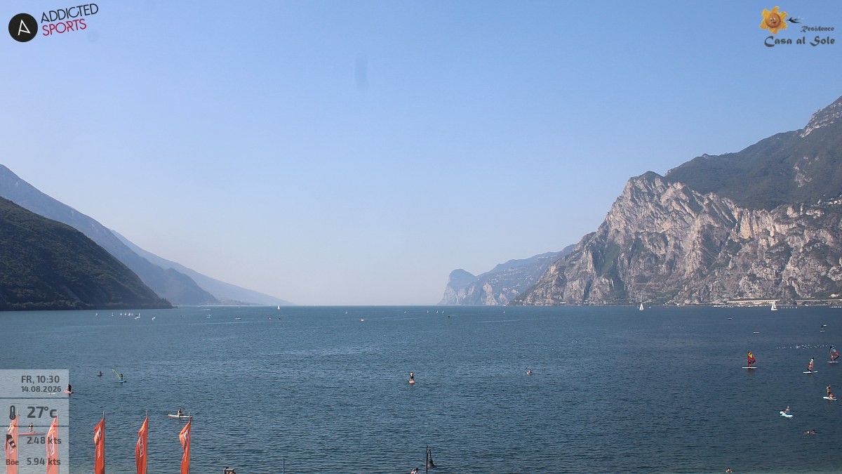 Archived image Webcam Lake Garda: Torbole