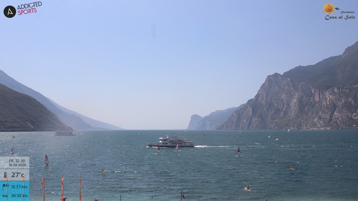Archived image Webcam Lake Garda: Torbole