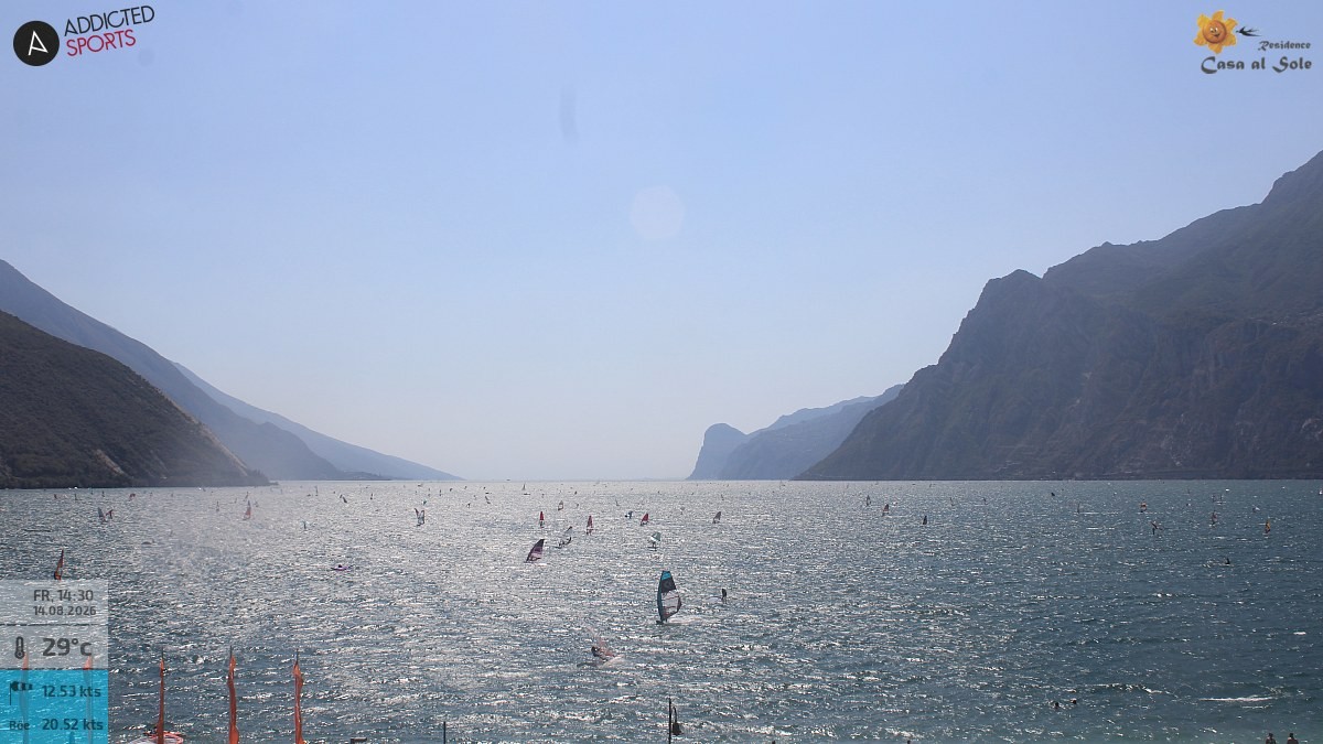 Archived image Webcam Lake Garda: Torbole