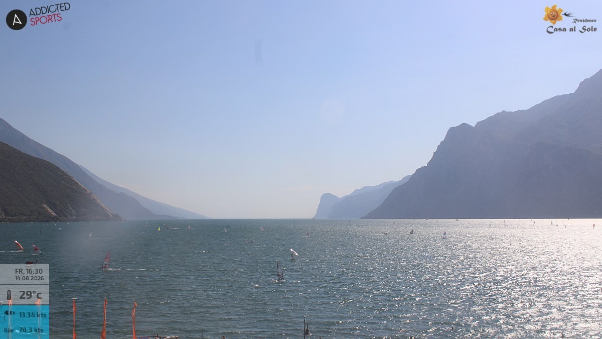 Archived image Webcam Lake Garda: Torbole