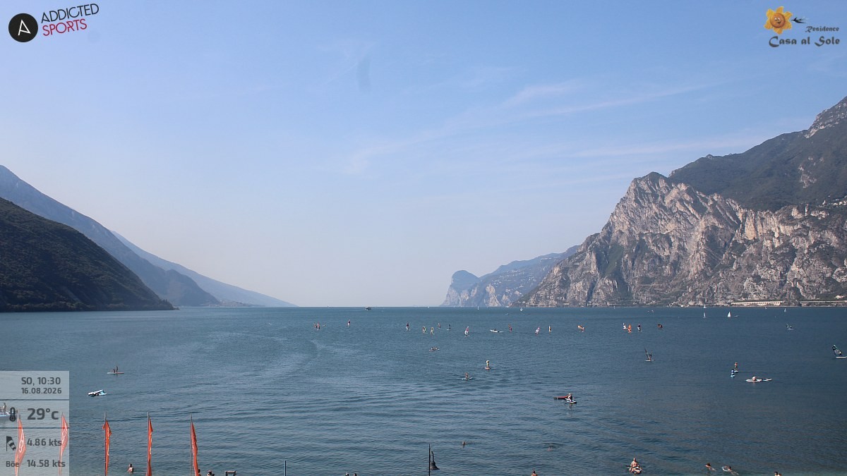 Archiv Foto Webcam Gardasee - Torbole