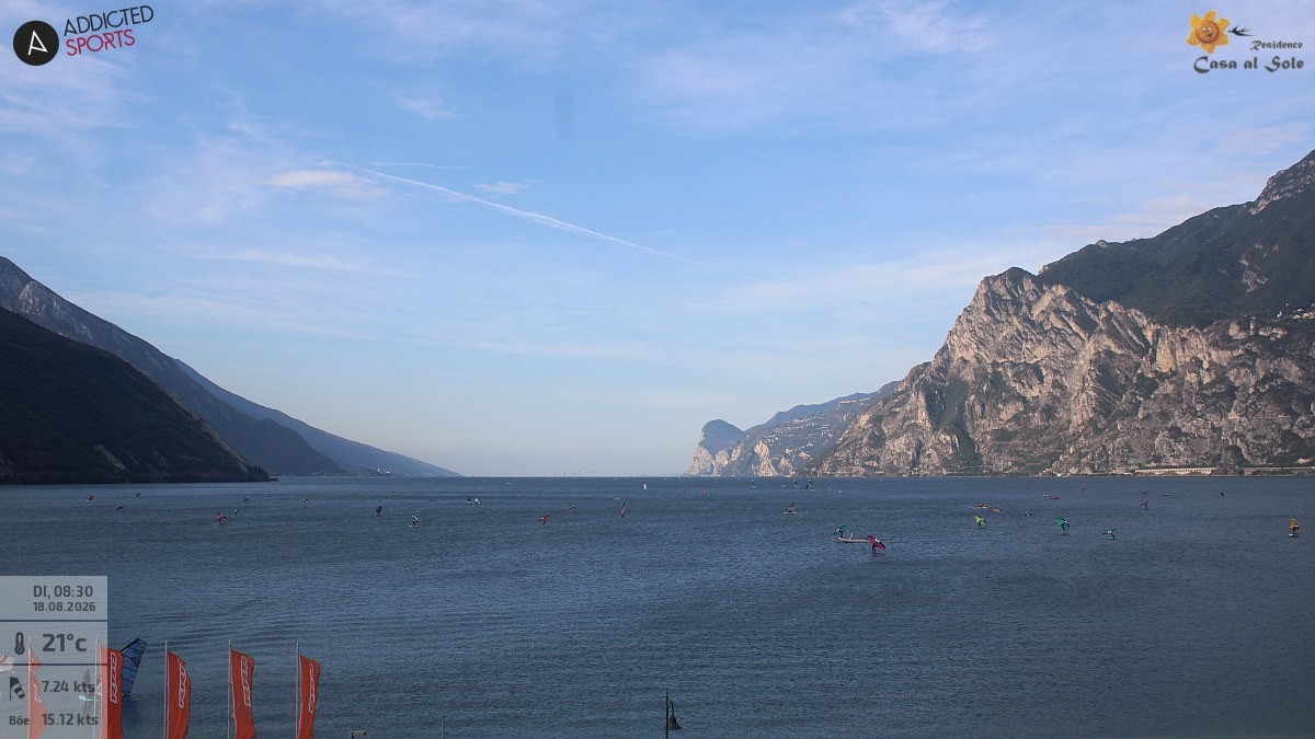 Archiv Foto Webcam Gardasee - Torbole
