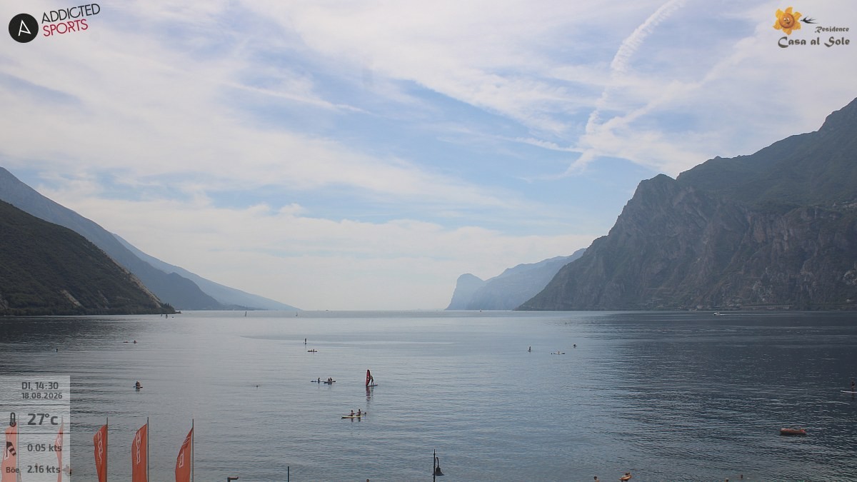 Archiv Foto Webcam Gardasee - Torbole