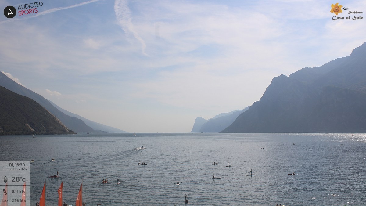 Archiv Foto Webcam Gardasee - Torbole