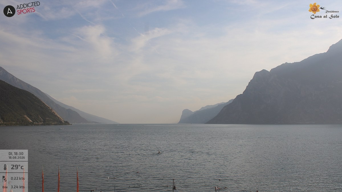 Archiv Foto Webcam Gardasee - Torbole
