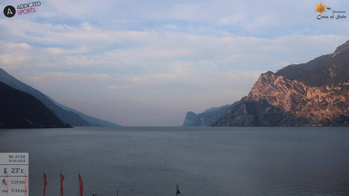 Archived image Webcam Lake Garda: Torbole