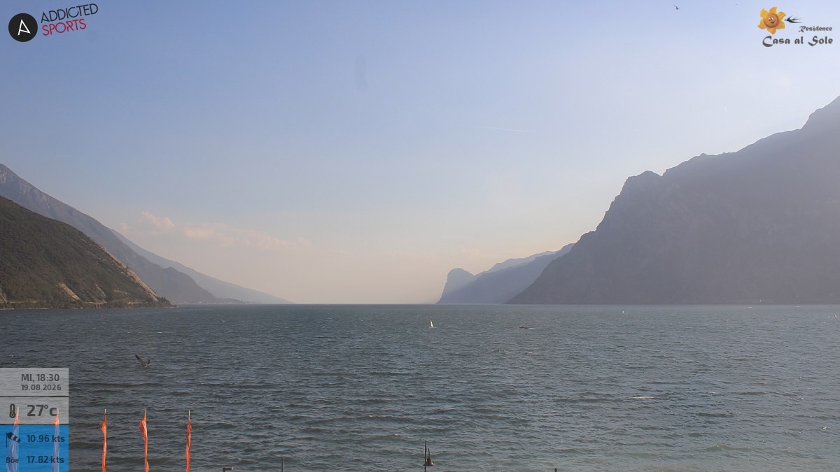 Archived image Webcam Lake Garda: Torbole