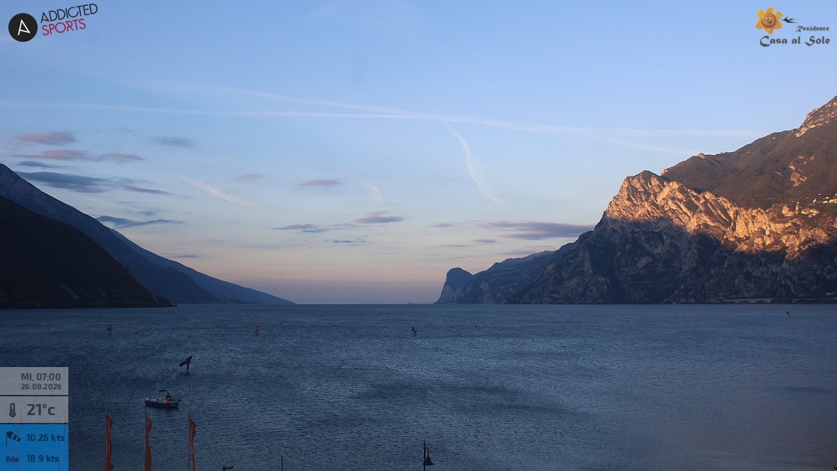 Archiv Foto Webcam Gardasee - Torbole