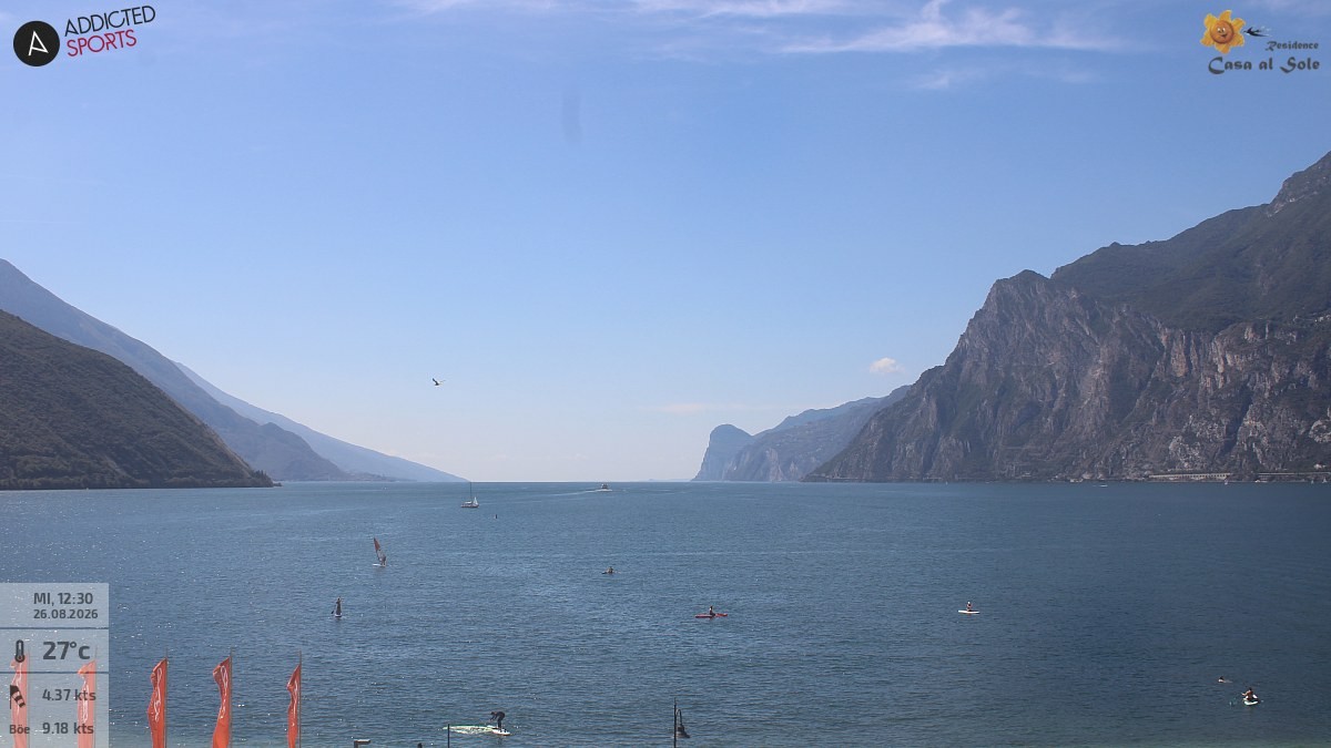 Archiv Foto Webcam Gardasee - Torbole
