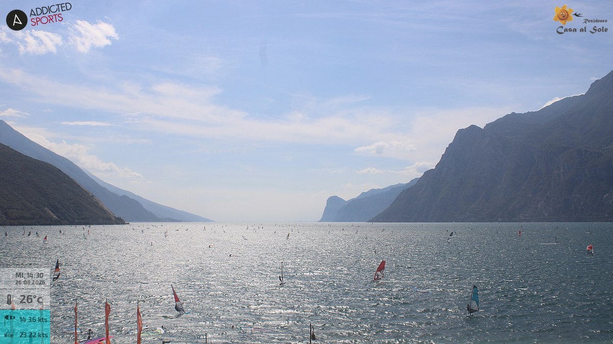 Archiv Foto Webcam Gardasee - Torbole
