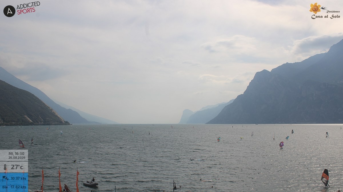 Archiv Foto Webcam Gardasee - Torbole