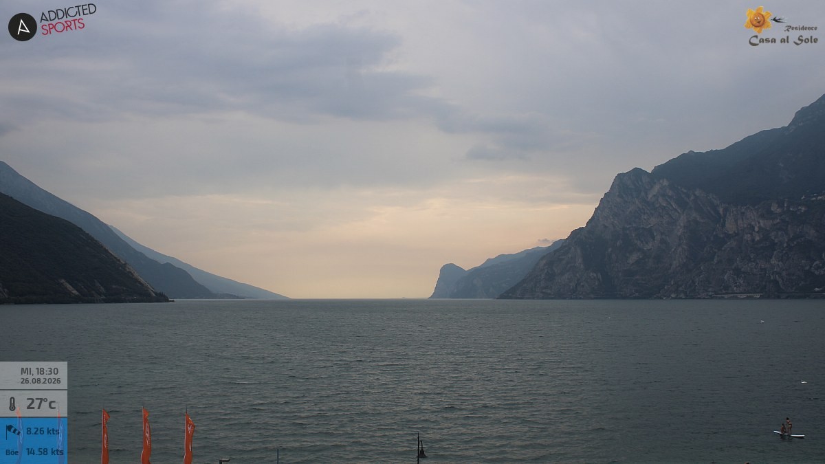 Archived image Webcam Lake Garda: Torbole
