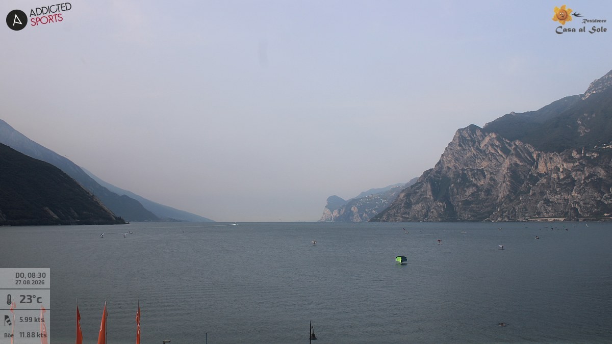 Archiv Foto Webcam Gardasee - Torbole