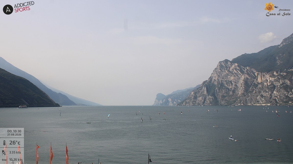 Archiv Foto Webcam Gardasee - Torbole