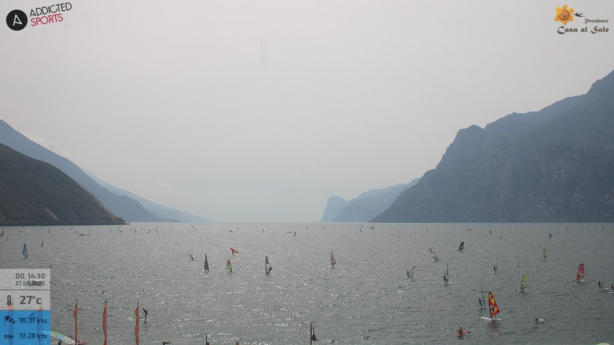 Archiv Foto Webcam Gardasee - Torbole