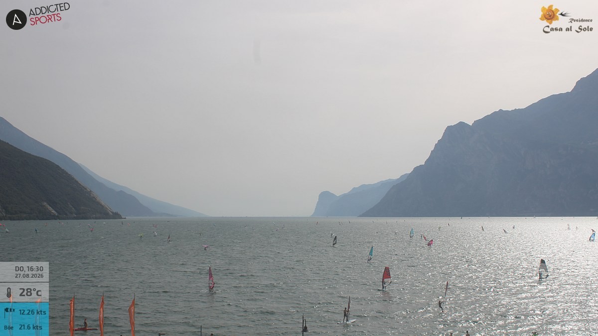 Archiv Foto Webcam Gardasee - Torbole