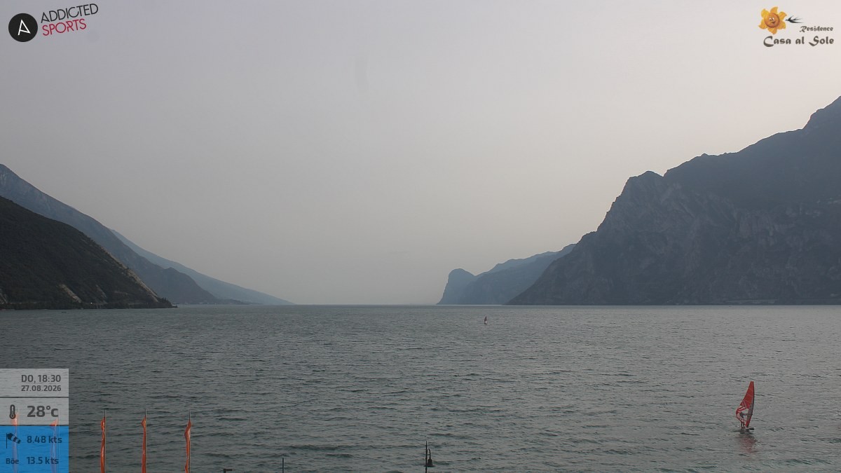 Archiv Foto Webcam Gardasee - Torbole