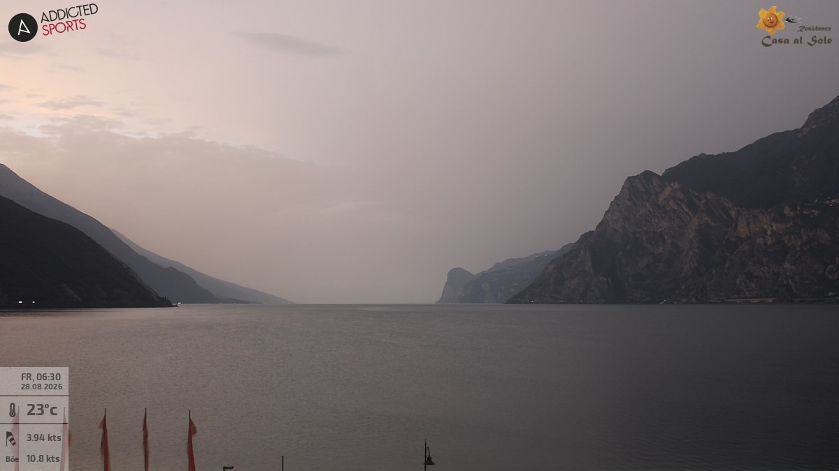 Archived image Webcam Lake Garda: Torbole