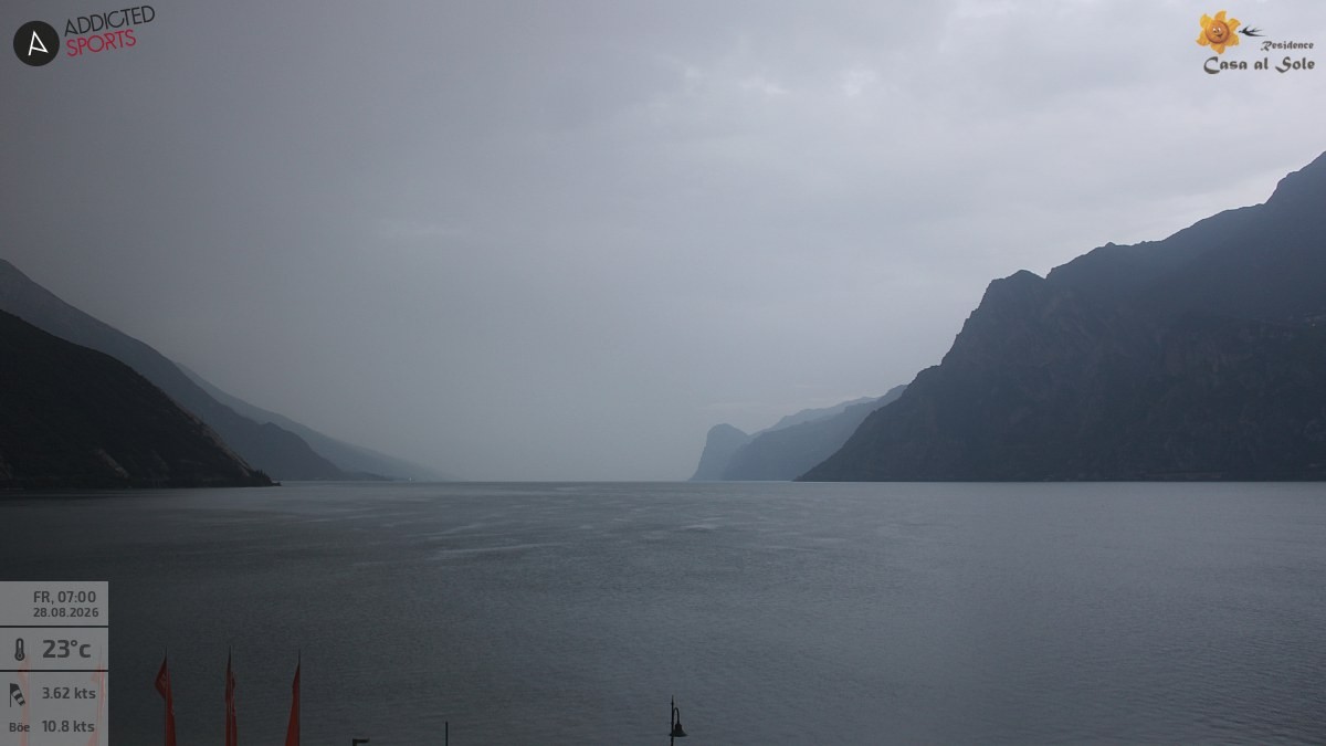 Archived image Webcam Lake Garda: Torbole