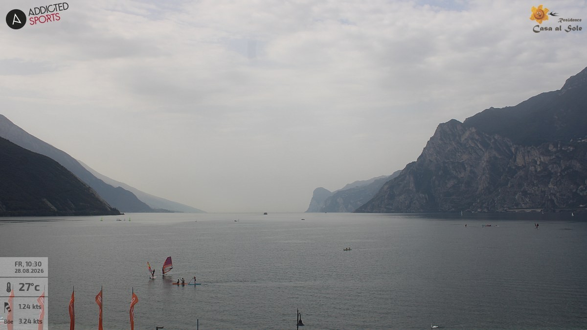 Archived image Webcam Lake Garda: Torbole