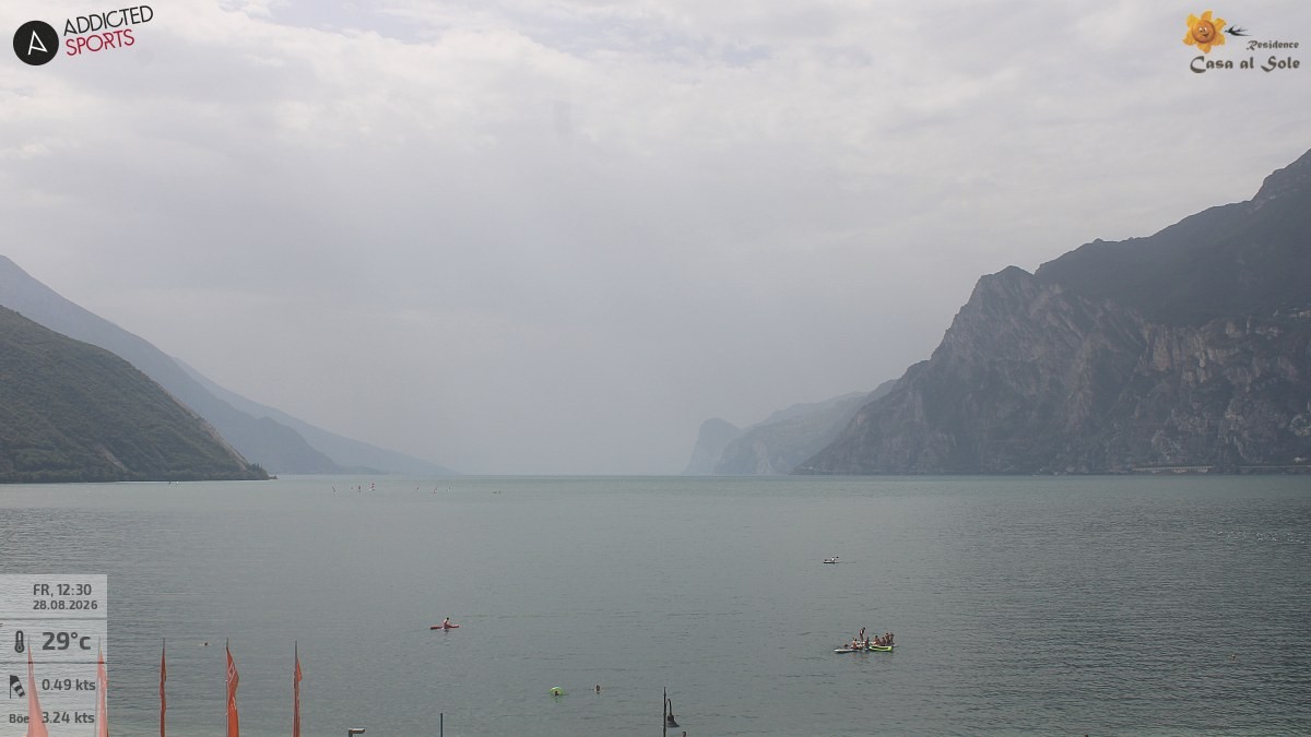 Archived image Webcam Lake Garda: Torbole