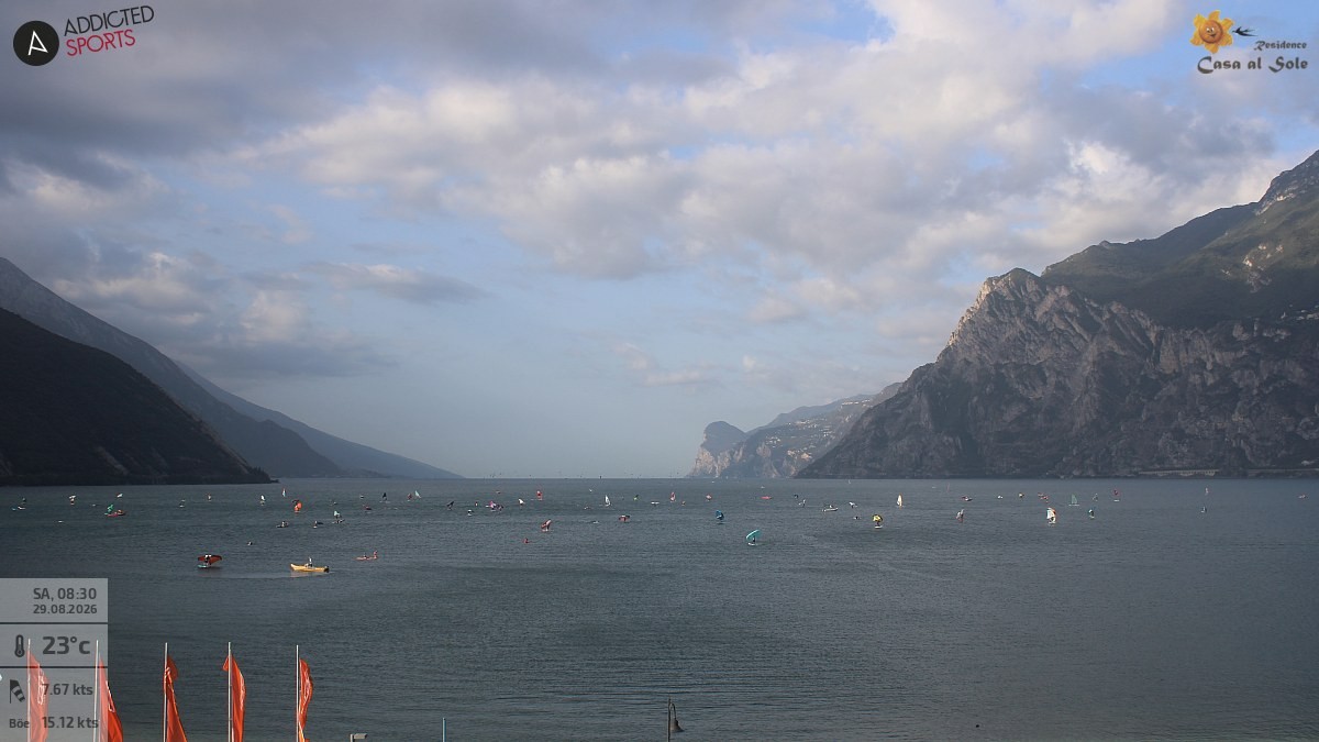 Archived image Webcam Lake Garda: Torbole