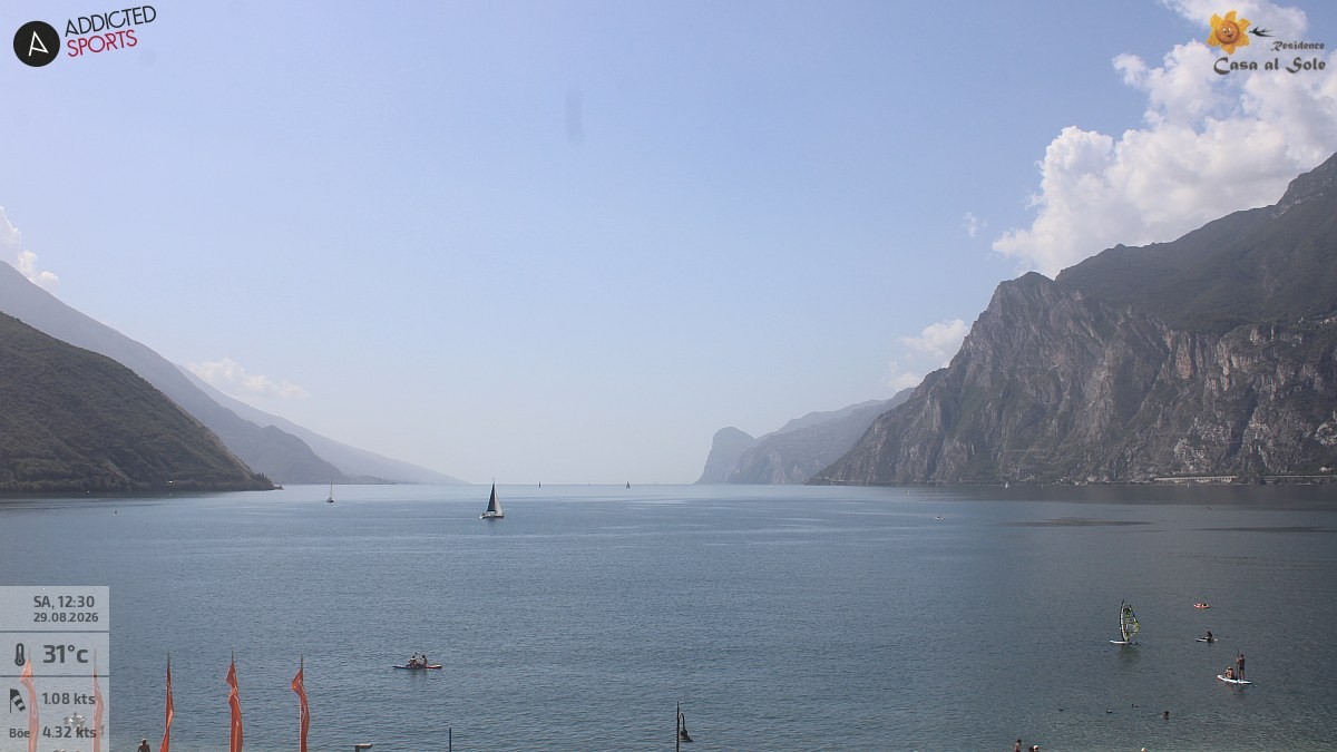 Archived image Webcam Lake Garda: Torbole