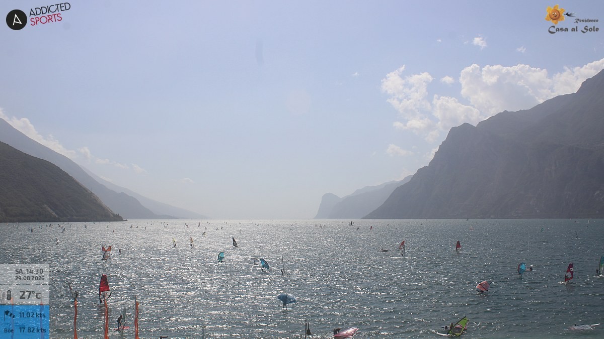 Archived image Webcam Lake Garda: Torbole