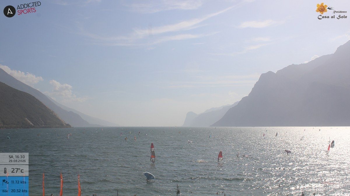 Archived image Webcam Lake Garda: Torbole