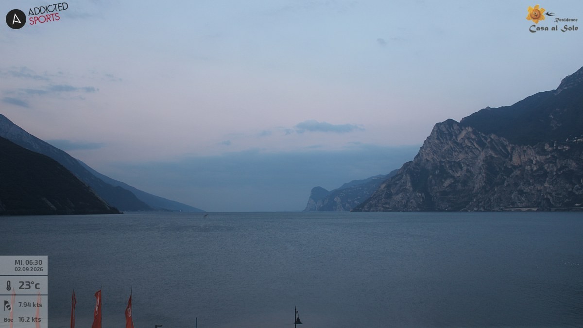 Archiv Foto Webcam Gardasee - Torbole