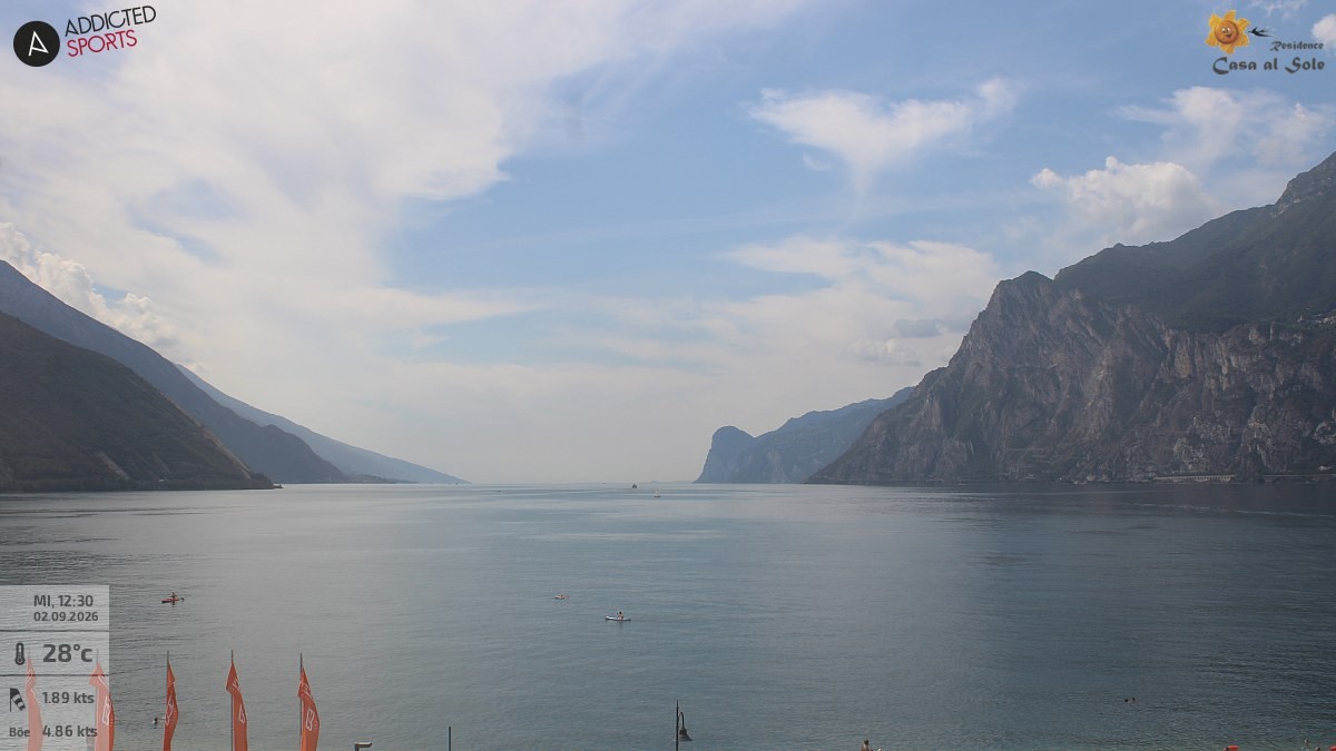 Archiv Foto Webcam Gardasee - Torbole