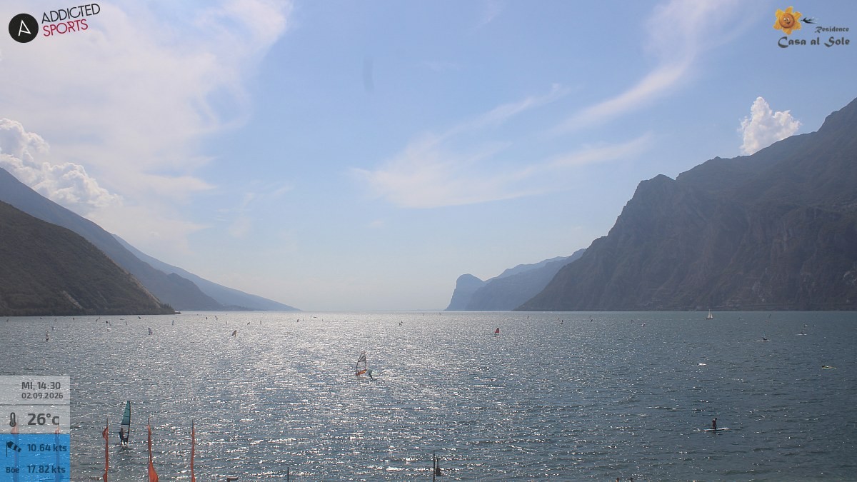 Archiv Foto Webcam Gardasee - Torbole
