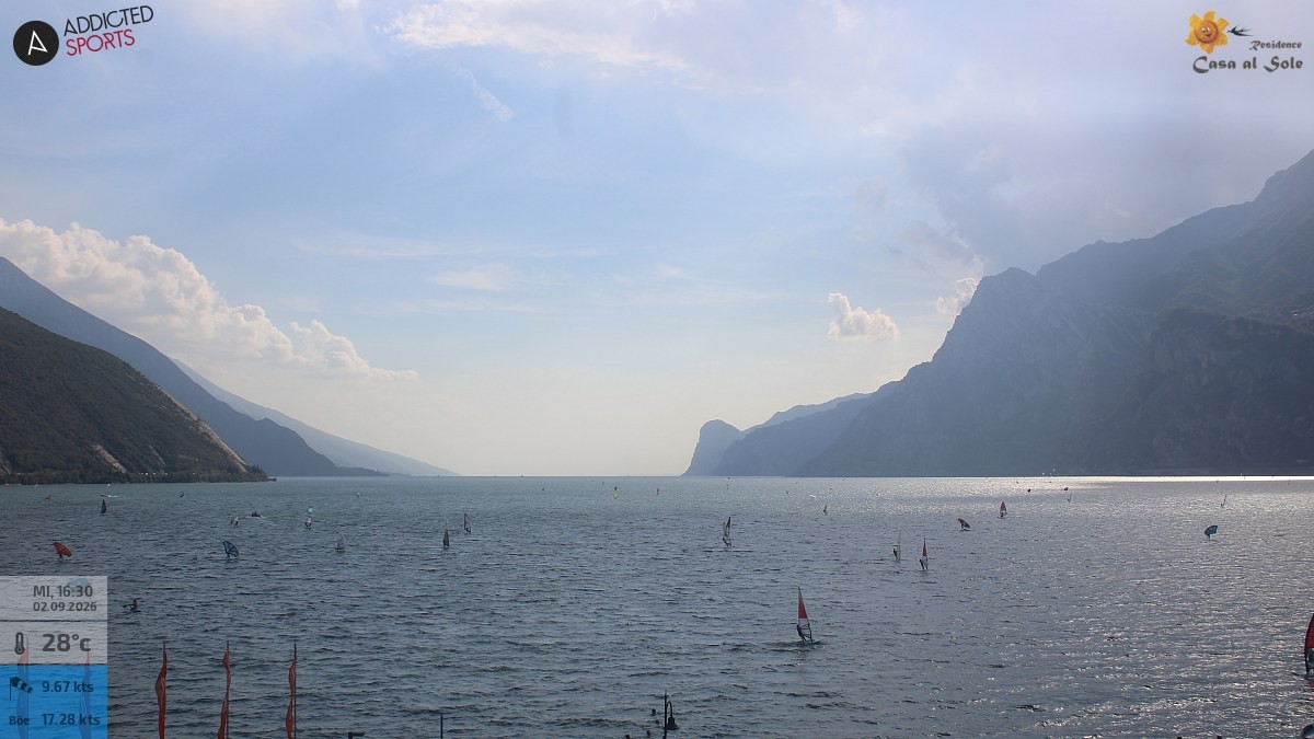 Archiv Foto Webcam Gardasee - Torbole