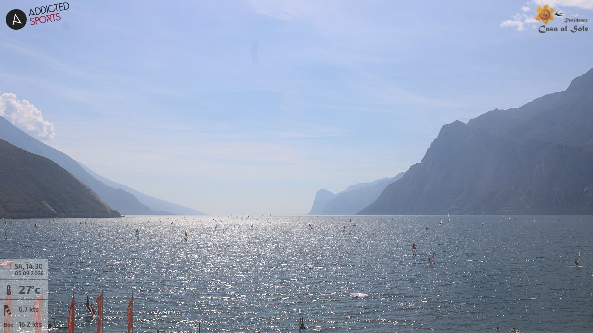 Archiv Foto Webcam Gardasee - Torbole
