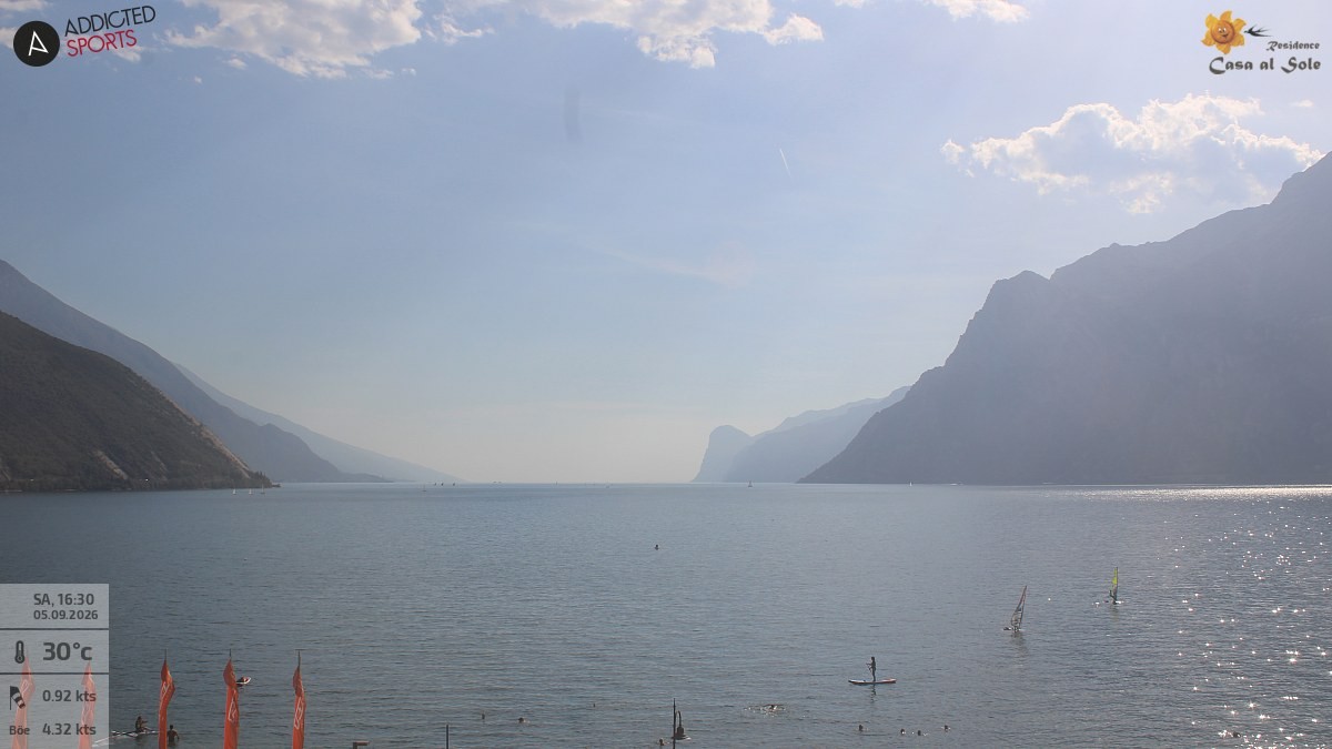 Archiv Foto Webcam Gardasee - Torbole